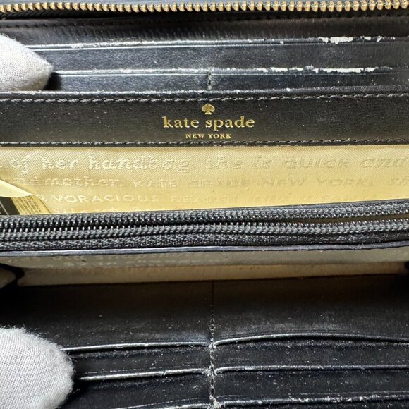 Kate Spade Flannel Long wallet - Picture 6 of 6